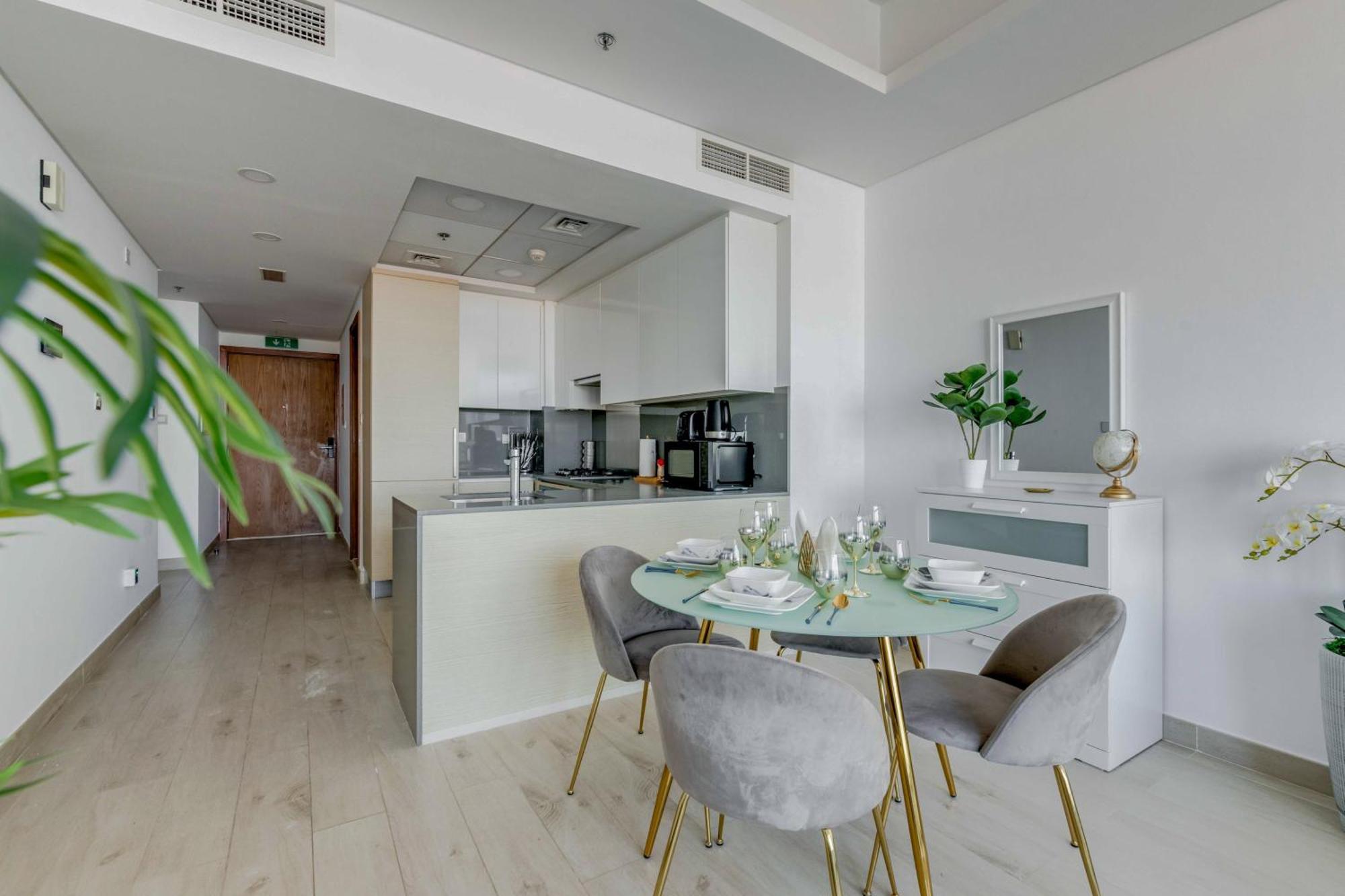 Luxury Azizi Mina Beachfront Apartments 迪拜 外观 照片