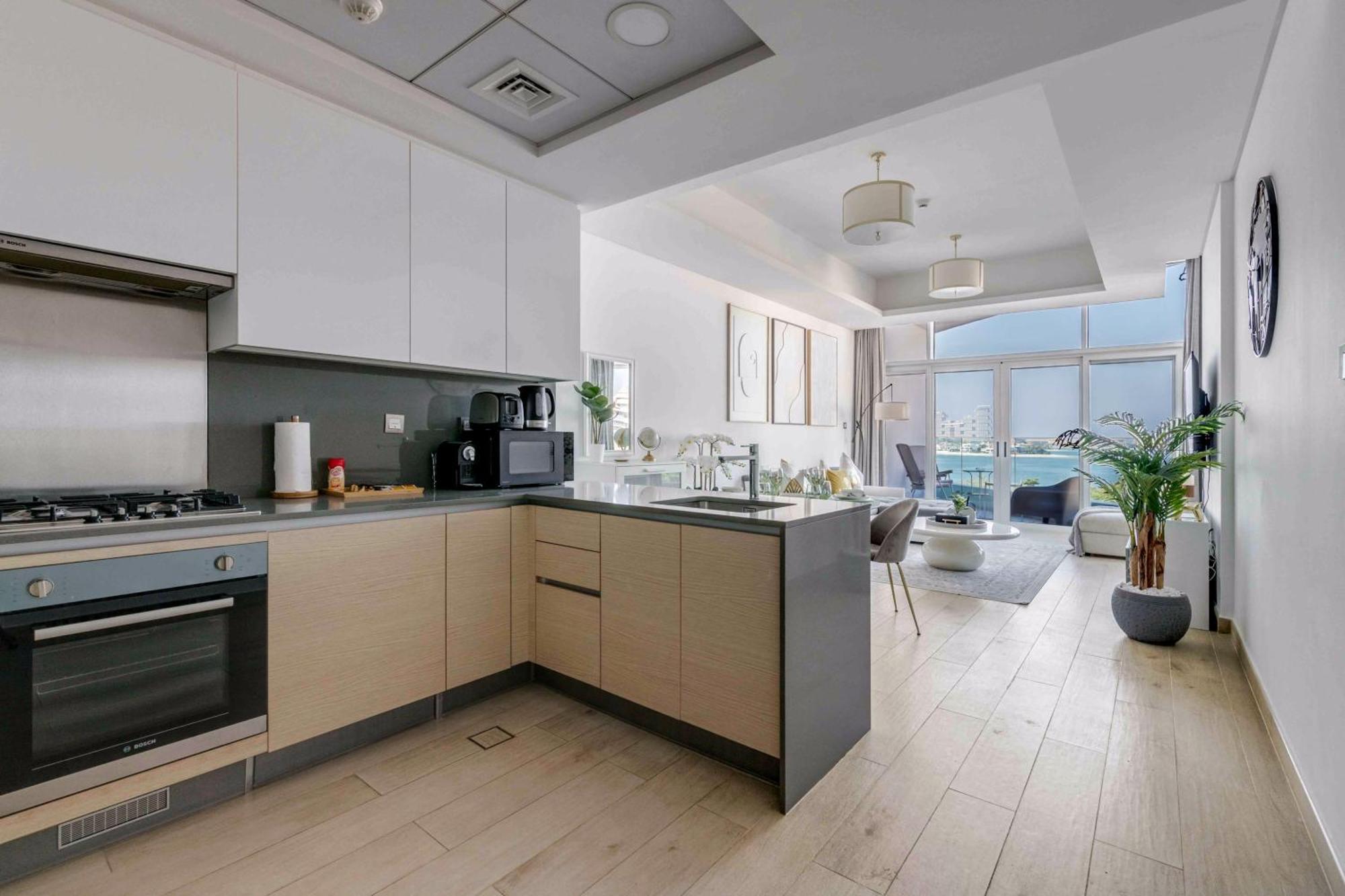 Luxury Azizi Mina Beachfront Apartments 迪拜 外观 照片