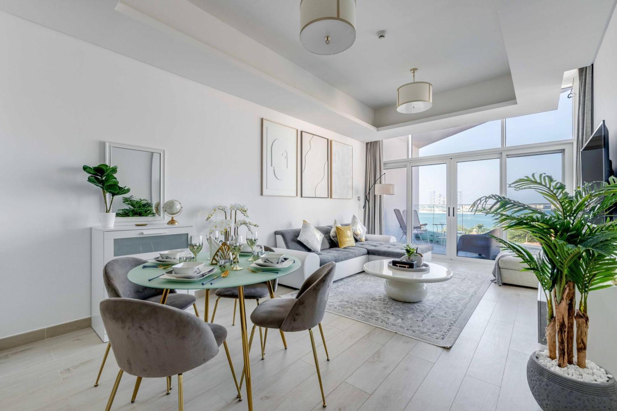 Luxury Azizi Mina Beachfront Apartments 迪拜 外观 照片