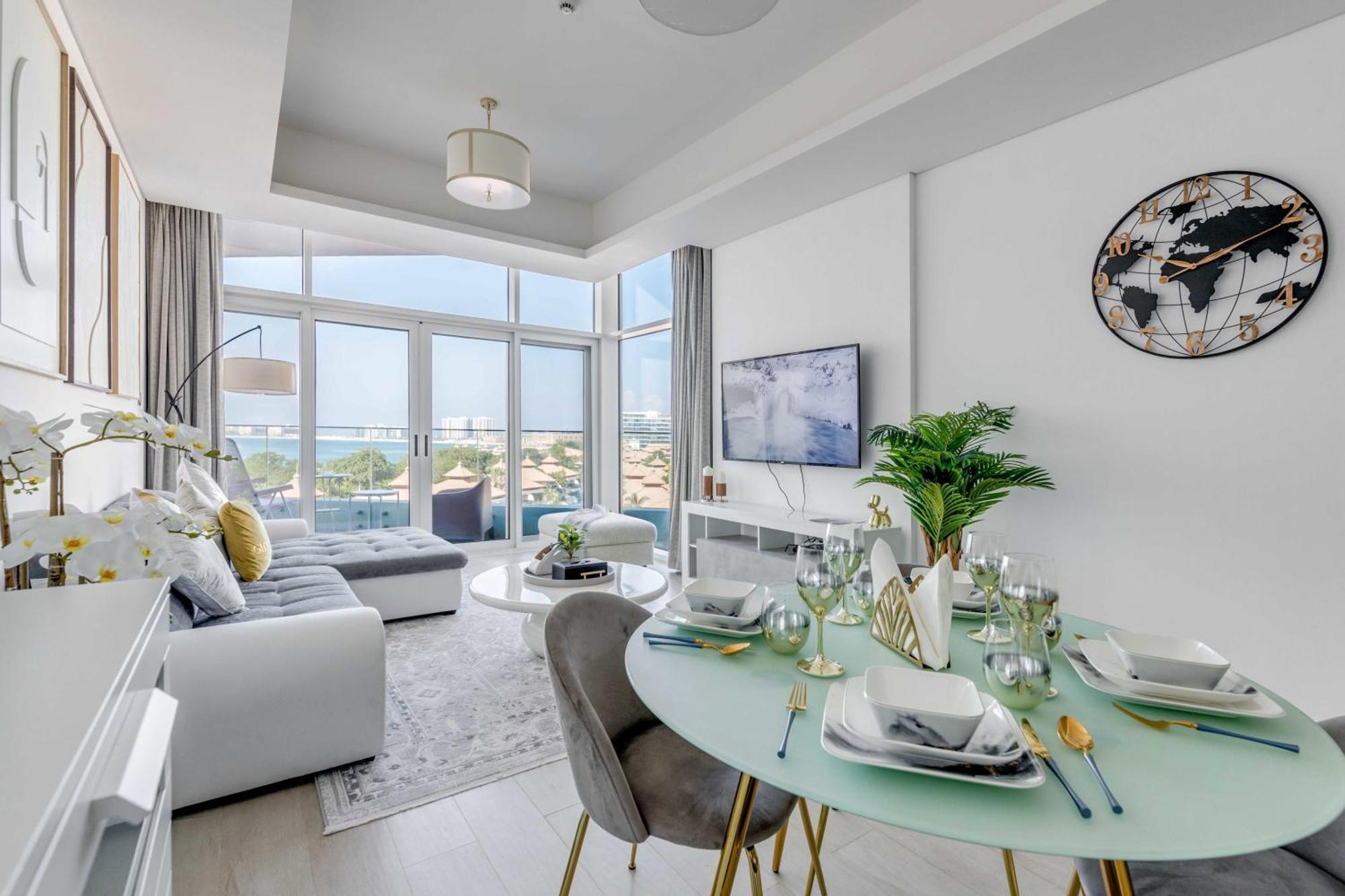 Luxury Azizi Mina Beachfront Apartments 迪拜 外观 照片