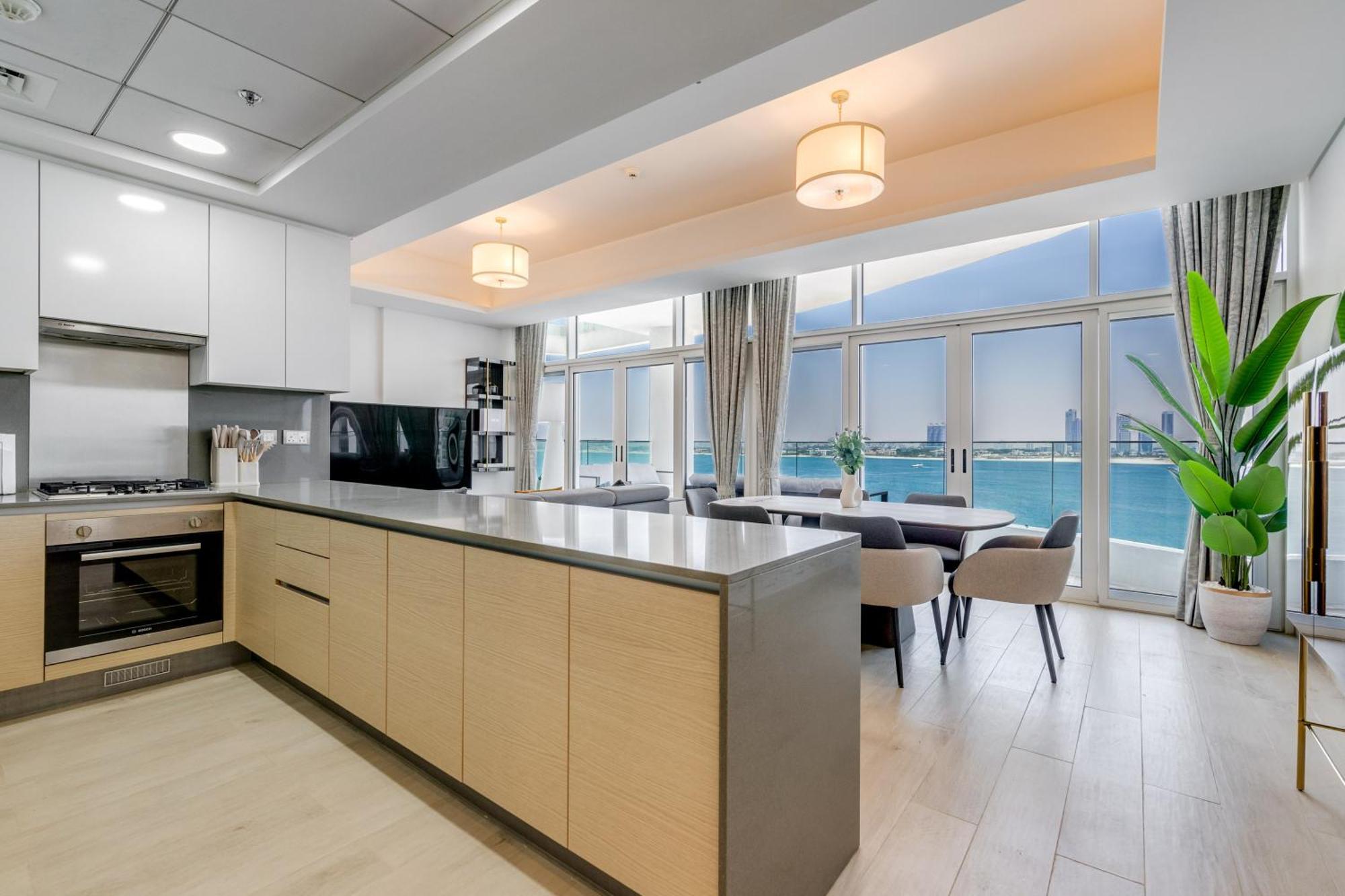 Luxury Azizi Mina Beachfront Apartments 迪拜 外观 照片