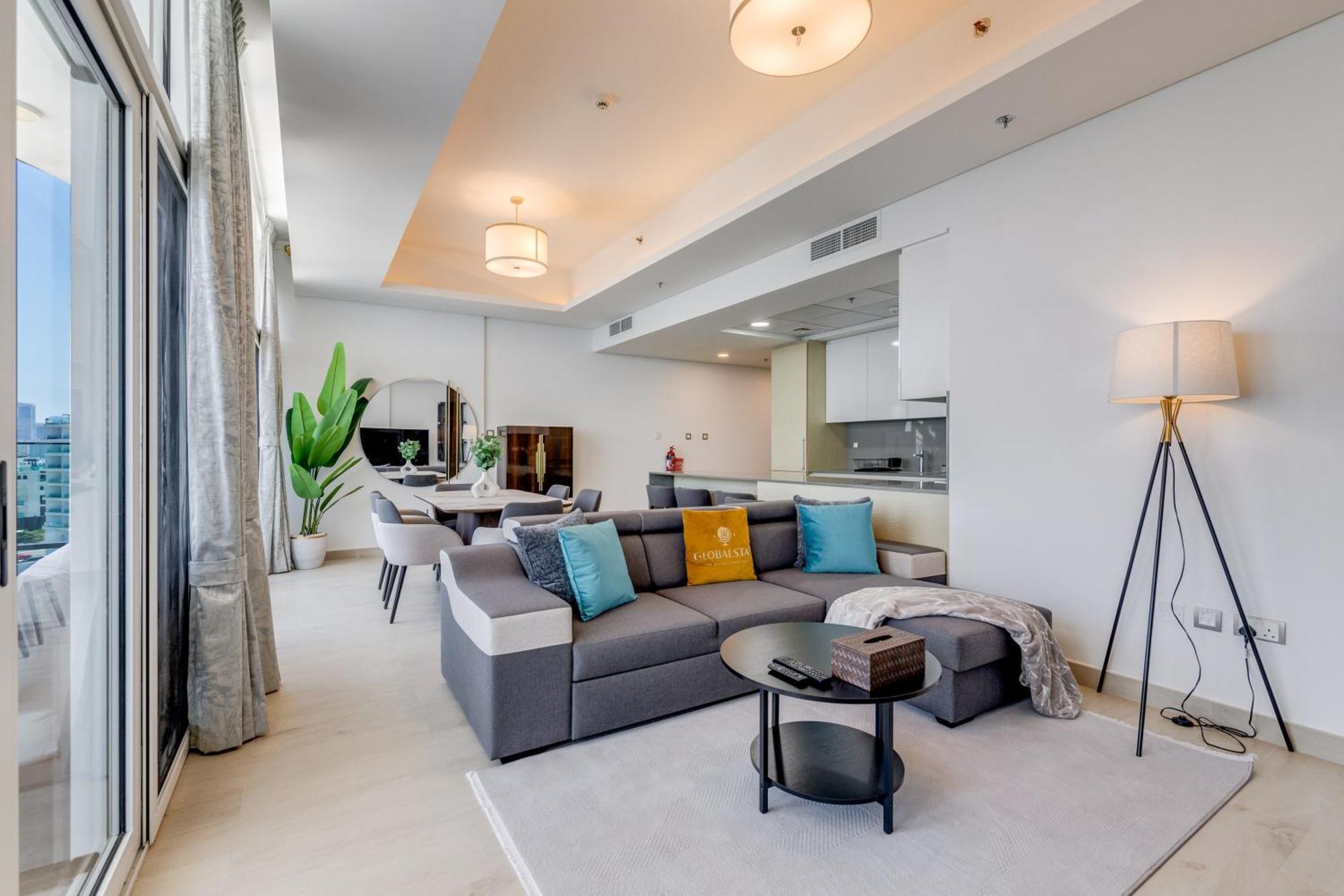 Luxury Azizi Mina Beachfront Apartments 迪拜 外观 照片