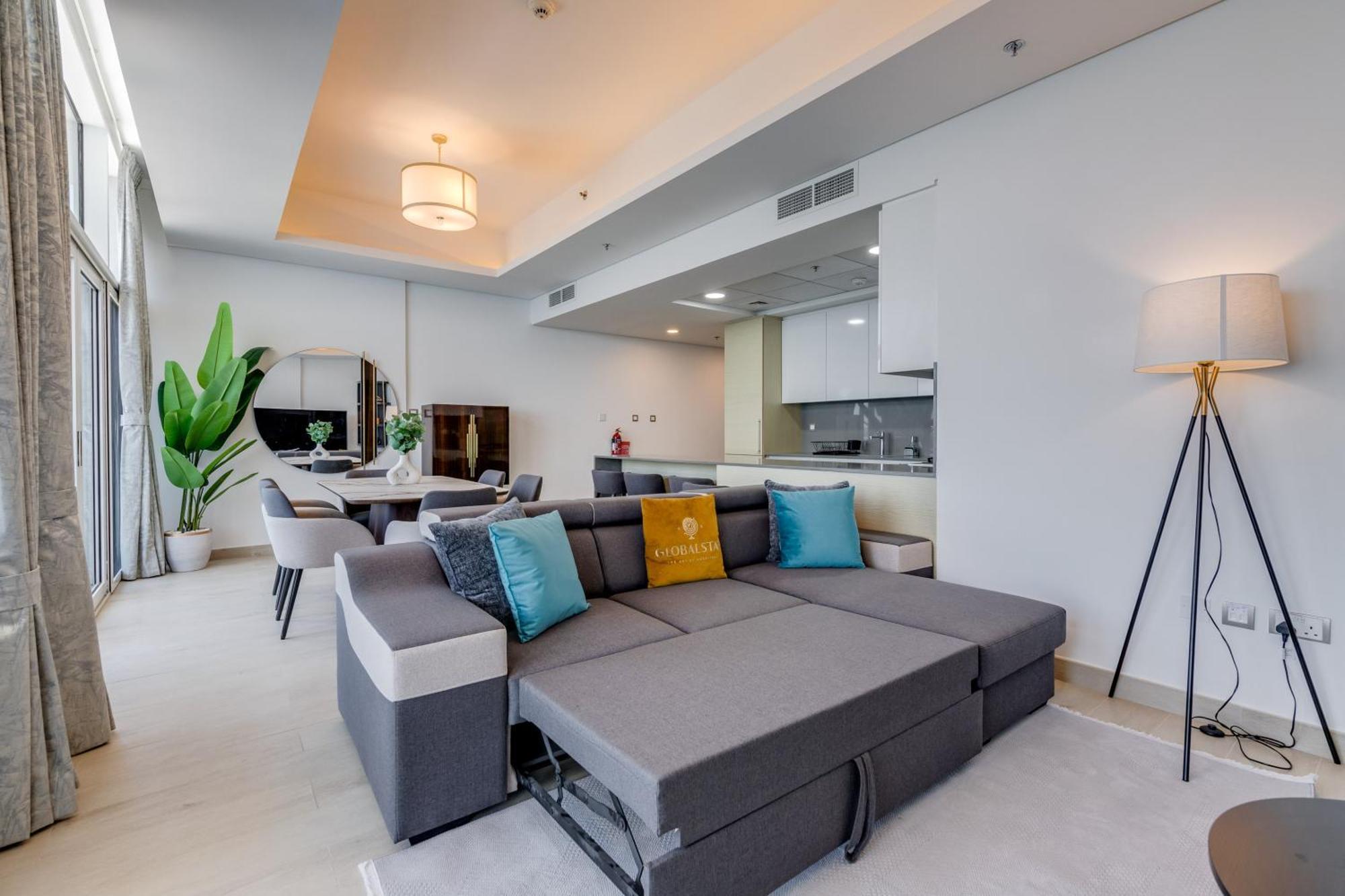 Luxury Azizi Mina Beachfront Apartments 迪拜 外观 照片